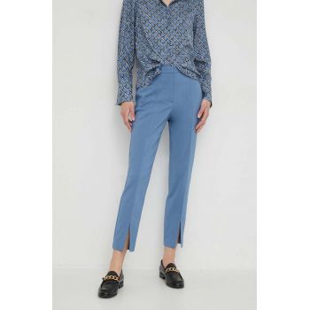 Sisley pantaloni femei, mulata, high waist
