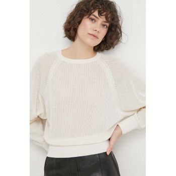 Sisley pulover femei, culoarea bej, light