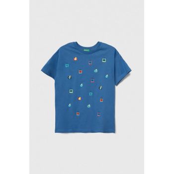 United Colors of Benetton tricou de bumbac pentru copii cu imprimeu