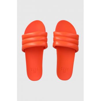 Billabong papuci femei, culoarea portocaliu
