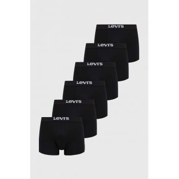 Levi's boxeri 6-pack barbati, culoarea negru