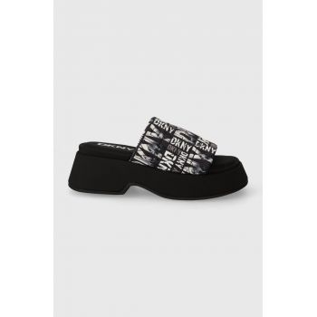 Crocs sneakers IDRIS SKYLINE femei, culoarea negru, cu platformă K1422030