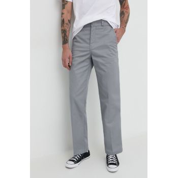 HUGO pantaloni bărbați, culoarea gri, drept 50493929
