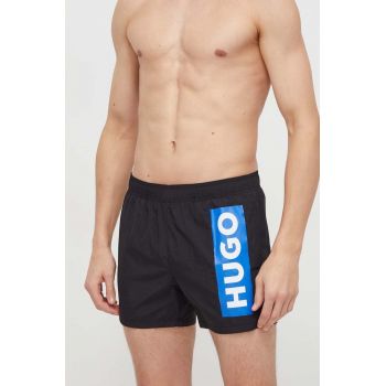 Hugo Blue pantaloni scurti de baie culoarea negru
