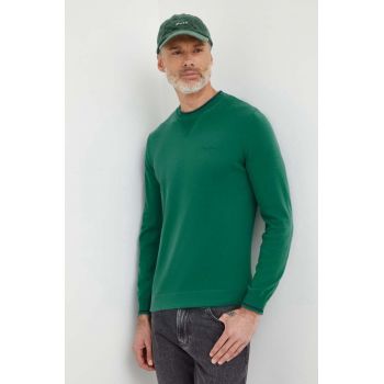 Pepe Jeans pulover de bumbac Mike culoarea verde, light