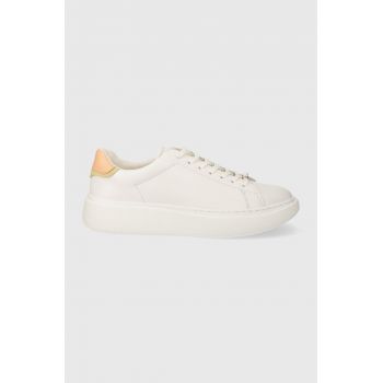 BOSS sneakers din piele Amber culoarea alb, 50517207