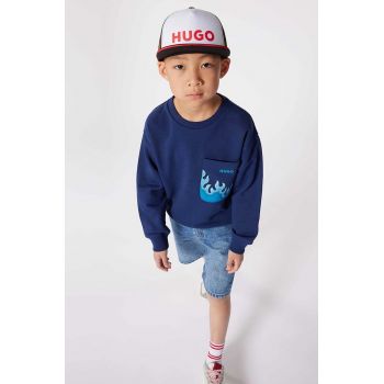 HUGO șapcă de baseball pentru copii culoarea alb, modelator