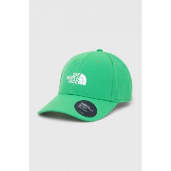The North Face sapca Recycled 66 Classic Hat culoarea verde, cu imprimeu, NF0A4VSVPO81