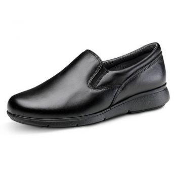 Pantofi din piele naturala Berta negru