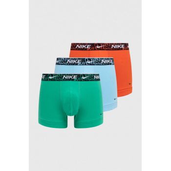 Nike boxeri 3-pack barbati, culoarea portocaliu