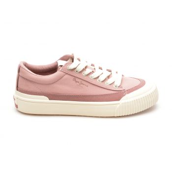 Pantofi PEPE JEANS roz, BEN ROAD, din material textil