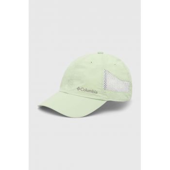 Columbia șapcă Tech Shade culoarea verde, cu imprimeu 1539331