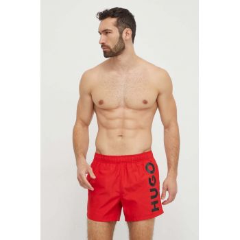 HUGO pantaloni scurți de baie culoarea roșu 50513979