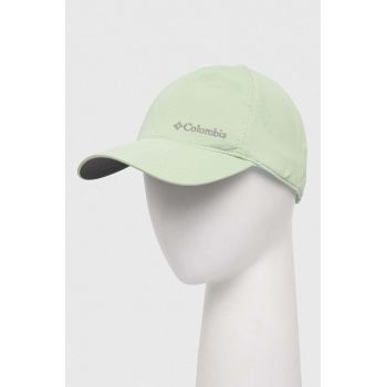 Columbia șapcă Coolhead II culoarea verde, uni 1840001