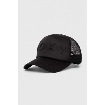 Roxy șapcă culoarea negru, uni ERJHA04278