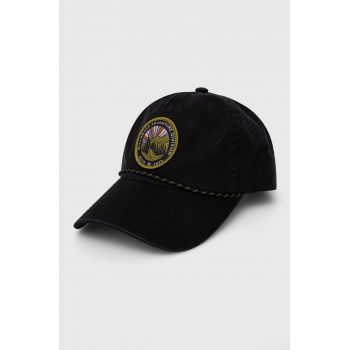 Billabong șapcă de baseball din bumbac culoarea negru, cu imprimeu