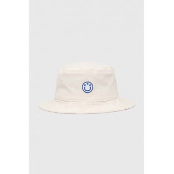 HUGO Blue pălărie din bumbac culoarea alb, bumbac 50522301