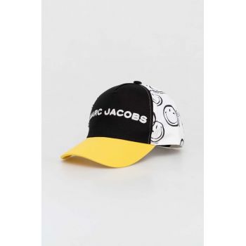 Marc Jacobs șapcă din bumbac pentru copii culoarea negru, modelator