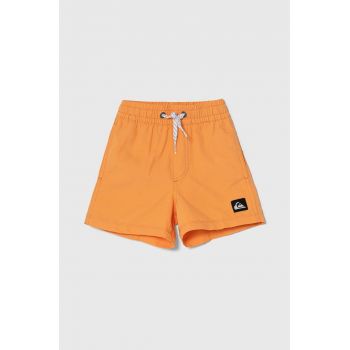 Quiksilver pantaloni scurti de baie copii SOLID BOY 12 culoarea portocaliu