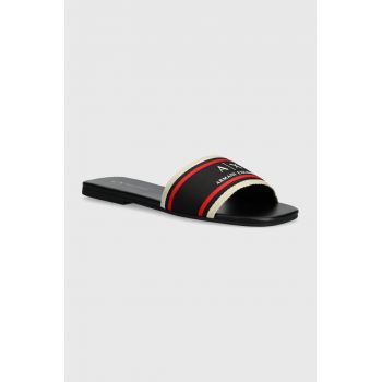 Armani Exchange papuci femei, culoarea negru, XDP045 XV842 00002