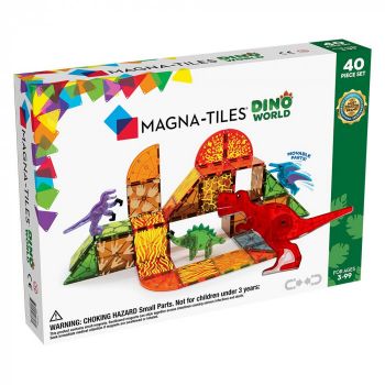 Set Magnetic Dino World 40 piese