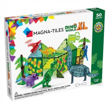Set Magnetic Dino World XL 50 piese