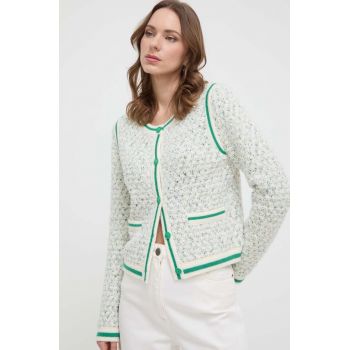Miss Sixty cardigan din amestec de lana culoarea verde