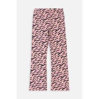 Coccodrillo pantaloni copii culoarea roz, modelator