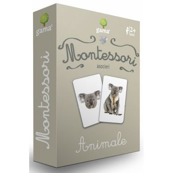 Joc Montessori Animale, Editura Gama, 1-2 ani +