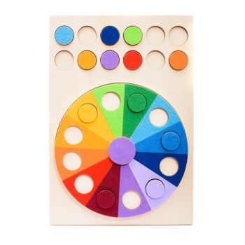 Joc Montessori - Sa ȋnvatam culorile curcubeului, +3 ani
