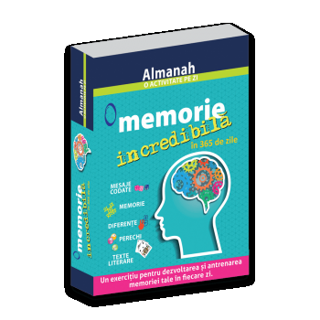 Almanah - O activitate pe zi: O memorie incredibila in 365 de zile, DPH, 4-5 ani +