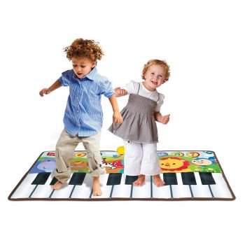 Covor muzical tip pian 122 cm - Fisher Price, Reig Musicales, 2-3 ani +