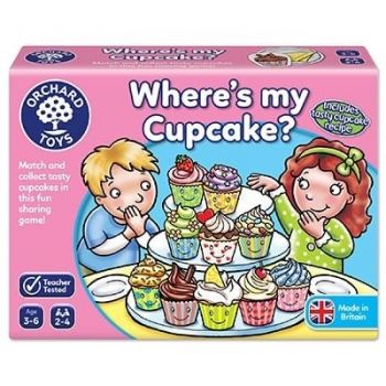 Joc educativ in limba engleza Briosa WHERE S MY CUPCAKE?, Orchard Toys, 2-3 ani +