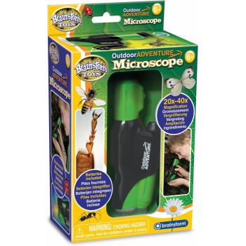 Microscop portabil cu LED, Brainstorm, 6-7 ani +