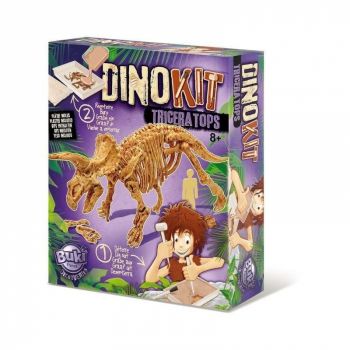 Paleontologie - Dino Kit - Triceratops, BUKI France, 8-9 ani +