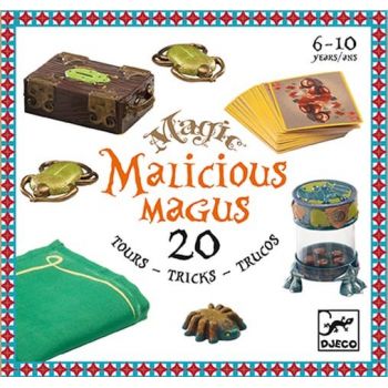 Colectia magica Djeco Malicious Magus, 20 de trucuri de magie, 6-7 ani +