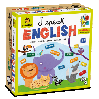 Joc Montessori Sa vorbim in engleza, Ludattica, 4-5 ani +