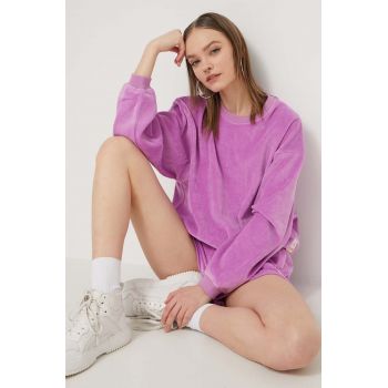 Billabong bluza femei, culoarea violet, neted