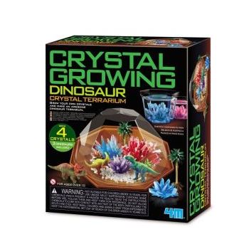 Set experimente de crescut Cristale, terariu cu Dinozauri, 4M, +10 ani