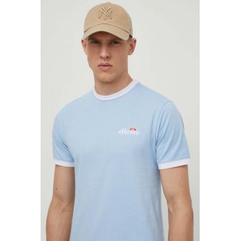 Ellesse tricou din bumbac Meduno T-Shirt barbati, culoarea albastru marin, cu imprimeu, SHR10164