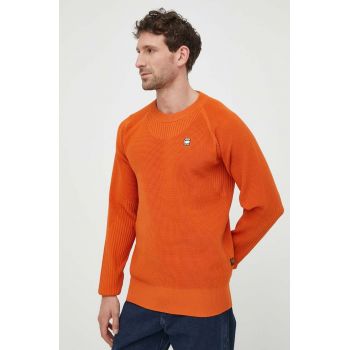 G-Star Raw pulover barbati, culoarea portocaliu
