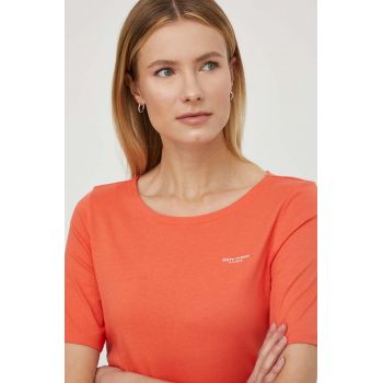 Marc O'Polo tricou din bumbac femei, culoarea portocaliu
