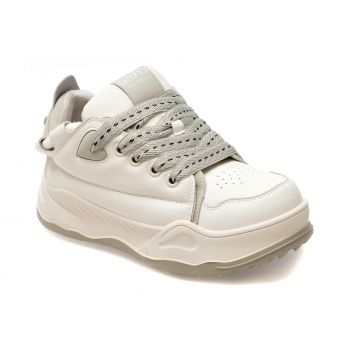 Pantofi sport GRYXX albi, 3563, din piele naturala