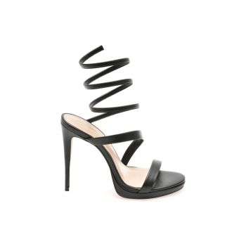 Sandale elegante ALDO negre, 13722732, din piele ecologica