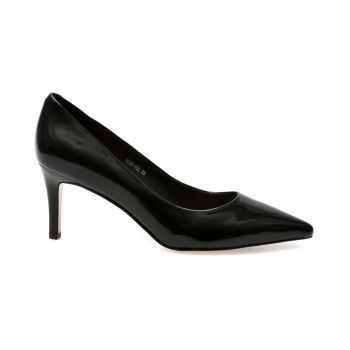 Pantofi eleganti EPICA negri, 4009, din piele naturala lacuita