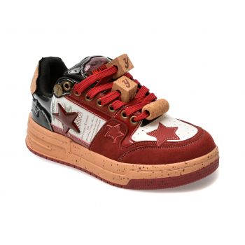 Pantofi sport GRYXX rosii, 1720, din piele ecologica