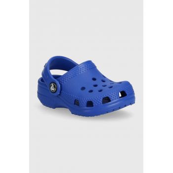 Crocs slapi copii CROCS LITTLES culoarea albastru marin