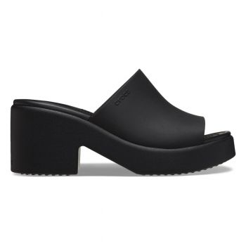 Sandale Crocs Brooklyn Slide Heel Negru - Black/Black