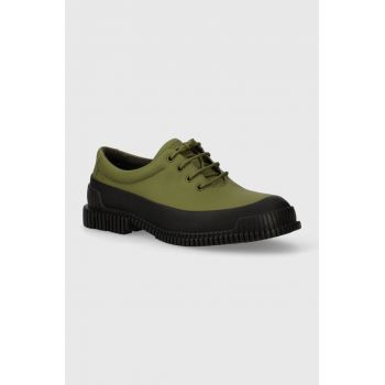Camper pantofi de piele Pix barbati, culoarea verde, K100360.053 de firma originali