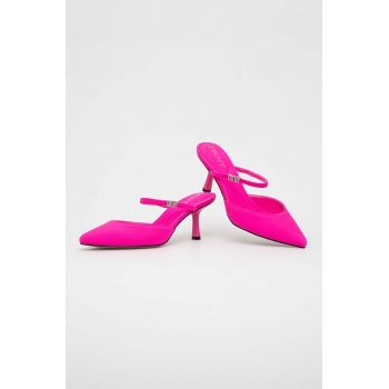 Dkny pantofi cu toc Geela culoarea roz, K1410276